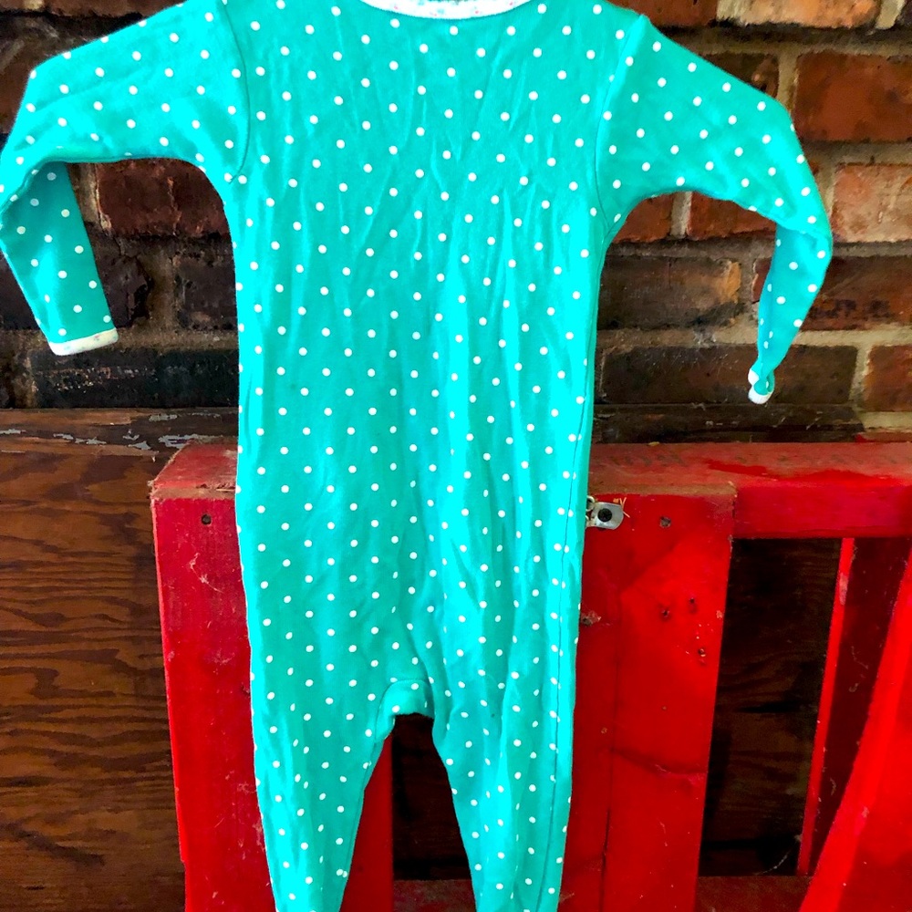 NWOT Carters size 18 month Sleeper. Aqua/turquoise with a cute little owl.